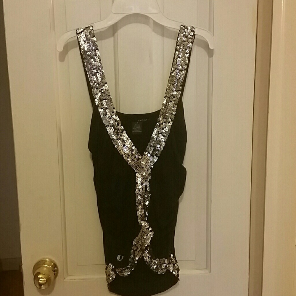 Sequin tank top